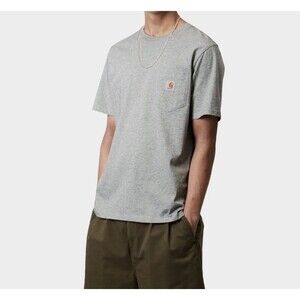 EUC Carhartt Men’s S/S Pocket T-shirt Dark grey Large Original Fit Short Sleeve